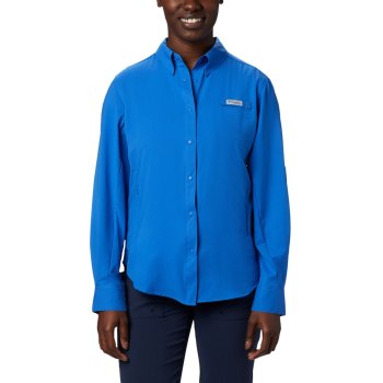Columbia Ženske Košulje - PFG Tamiami II Long Sleeve Plave | GRSF-65823